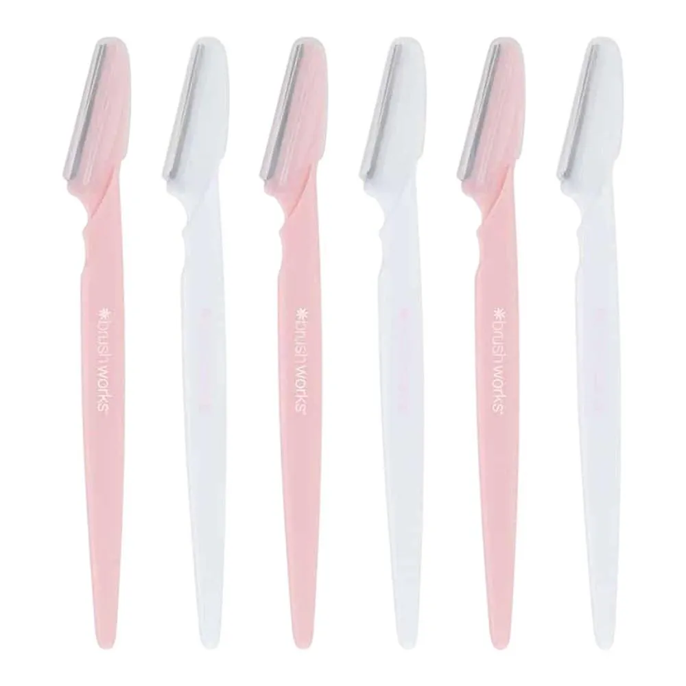 Brush Works Angled Dermaplaners - 6 Pieces