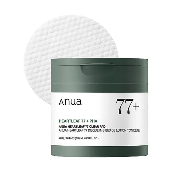 Anua Heartleaf 77+PHA Clear Pad - 70 Pads